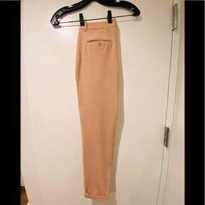 Theory pants trousers tailored salmon pink color